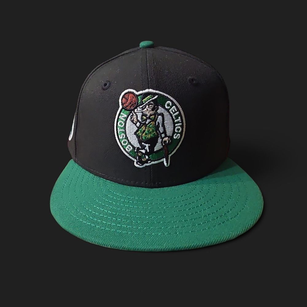 New Era Black and Green YOUTH Hat